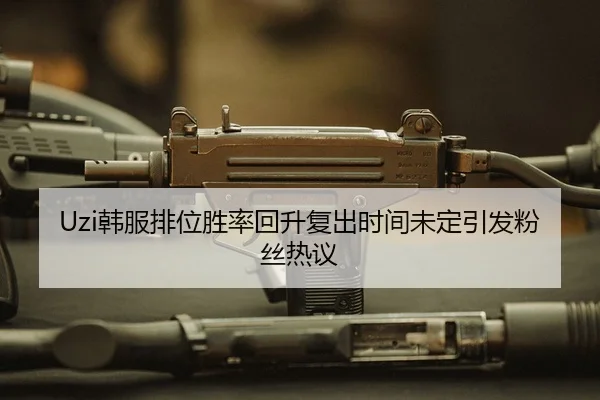 Uzi韩服排位胜率回升复出时间未定引发粉丝热议